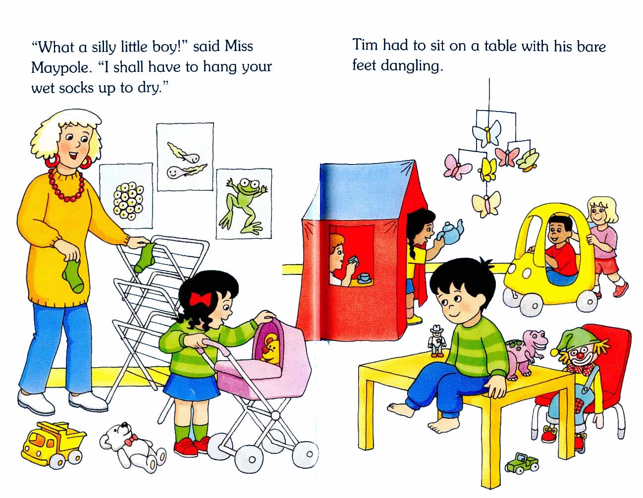 Ladybird - Topsy Tim Books - Red Boots Yellow Boots (09),绘本,绘本故事,绘本阅读,故事书,童书,图画书,课外阅读